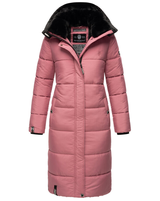 Marikoo Reliziaa Damen Winterjacke B936 Dunkel Rosa Gr&ouml;&szlig;e XXL - Gr. 44