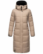 Marikoo Reliziaa Damen Winterjacke B936 Taupe Gr&ouml;&szlig;e S - Gr. 36