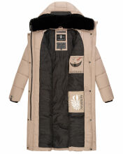 Marikoo Reliziaa Damen Winterjacke B936 Taupe Gr&ouml;&szlig;e S - Gr. 36