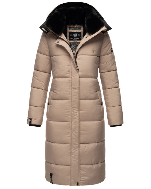 Marikoo Reliziaa Damen Winter Parka lang Taupe
