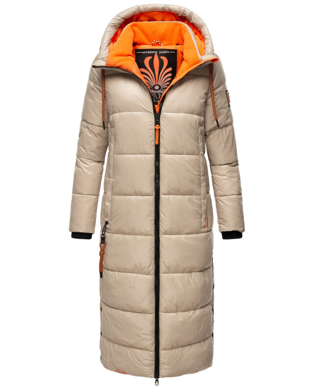 Navahoo Schmuseengel Damen Winterjacke B937 Taupe Gr&ouml;&szlig;e S - Gr. 36