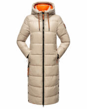 Navahoo Schmuseengel Damen Winterjacke B937 Taupe Größe M - Gr. 38