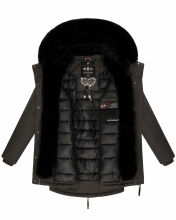 Navahoo Sweety Delux Damen Winterjacke B938 Blau Größe XS - Gr. 34
