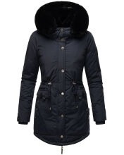 Navahoo Sweety Delux Damen Winterjacke B938 Blau Gr&ouml;&szlig;e M - Gr. 38