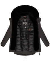 Navahoo Sweety Delux Damen Winterjacke B938 Blau Gr&ouml;&szlig;e M - Gr. 38