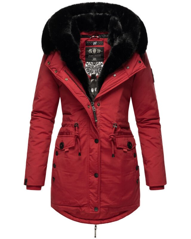 Navahoo Sweety Delux Damen Winterjacke B938 Blood Red Gr&ouml;&szlig;e XXL - Gr. 44