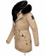 Navahoo Sweety Delux Damen Winterjacke B938 Taupe Größe XS - Gr. 34