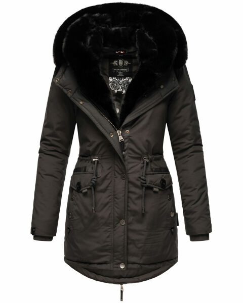 Navahoo Sweety Delux Damen Winterjacke B938 Anthrazit Größe XS - Gr. 34
