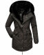 Navahoo Sweety Delux Damen Winterjacke B938 Anthrazit Größe XS - Gr. 34