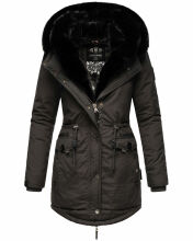 Navahoo Sweety Delux Damen Winterjacke B938 Anthrazit Gr&ouml;&szlig;e M - Gr. 38
