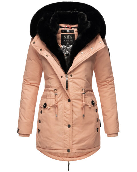Navahoo Sweety Delux Damen Winterjacke B938 Rosa Größe XS - Gr. 34