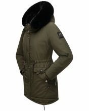 Navahoo Sweety Delux Damen Winterjacke B938 Dark Olive Größe XS - Gr. 34