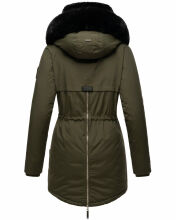 Navahoo Sweety Delux Damen Winterjacke B938 Dark Olive Größe XS - Gr. 34