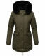 Navahoo Sweety Delux Damen Winterjacke B938 Dark Olive Größe XS - Gr. 34