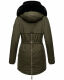 Navahoo Sweety Delux Damen Winterjacke B938 Dark Olive Größe XS - Gr. 34