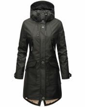 Navahoo Schötchen Damen Winterjacke B939 Schwarz Größe M - Gr. 38