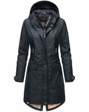 Navahoo Sch&ouml;tchen Damen Winterjacke B939 Navy Gr&ouml;&szlig;e M - Gr. 38