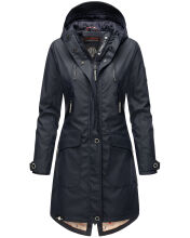 Navahoo Sch&ouml;tchen Damen Winterjacke B939 Navy Gr&ouml;&szlig;e XXL - Gr. 44