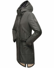Navahoo Sch&ouml;tchen Damen Winterjacke B939 Anthrazit Gr&ouml;&szlig;e L - Gr. 40