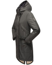 Navahoo Sch&ouml;tchen Damen Winterjacke B939 Anthrazit Gr&ouml;&szlig;e XXL - Gr. 44