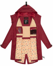 Navahoo Schötchen Damen Winterjacke B939 Blood Red Größe XS - Gr. 34