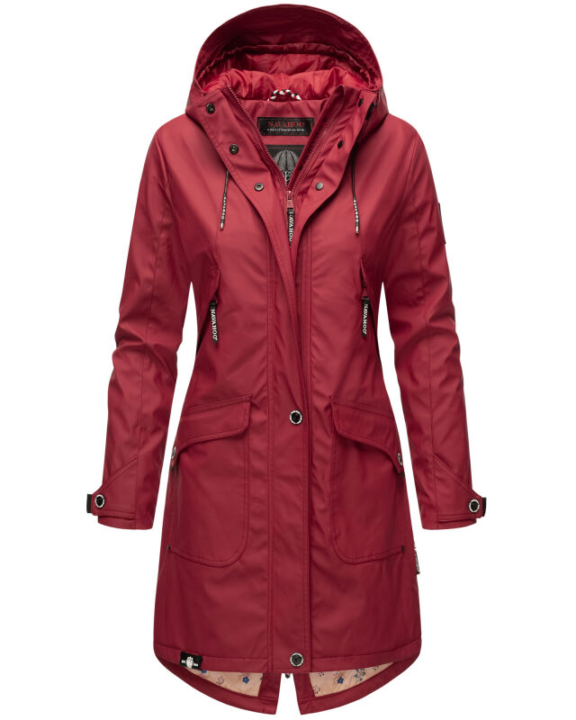 Navahoo Schötchen wasserabweisende Damen Übergangsjacke Blood Red
