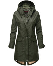 Navahoo Schötchen Damen Winterjacke B939 Dark Olive Größe XS - Gr. 34