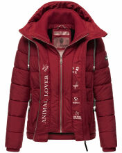 Marikoo Taisaa Princess Damen Steppjacke B940 Blood Red Größe XS - Gr. 34