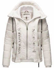 Marikoo Taisaa Princess Damen Steppjacke B940 Weiss Gr&ouml;&szlig;e L - Gr. 40