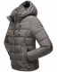Marikoo Taisaa Princess Damen Steppjacke B940 Dunkelgrau Größe XS - Gr. 34