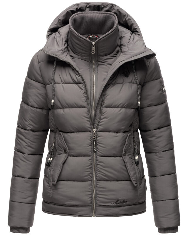 Marikoo Taisaa Princess Damen Steppjacke B940 Dunkelgrau Gr&ouml;&szlig;e M - Gr. 38