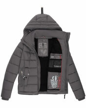 Marikoo Taisaa Princess Damen Steppjacke B940 Dunkelgrau Gr&ouml;&szlig;e L - Gr. 40
