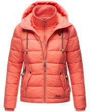 Marikoo Taisaa Princess Damen Steppjacke B940 Rosa Coral Größe XS - Gr. 34