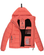Marikoo Taisaa Princess Damen Steppjacke B940 Rosa Coral Größe XS - Gr. 34