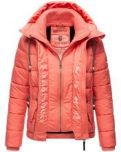 Marikoo Taisaa Princess Damen Steppjacke B940 Rosa Coral Gr&ouml;&szlig;e XL - Gr. 42