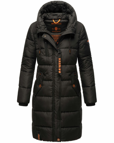 Marikoo Yuikoo Damen Winterjacke B941 Schwarz Größe M - Gr. 38