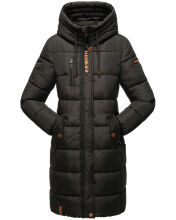 Marikoo Yuikoo Damen Winterjacke B941 Schwarz Größe L - Gr. 40
