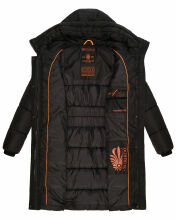 Marikoo Yuikoo Damen Winterjacke B941 Schwarz Größe L - Gr. 40