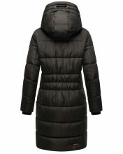 Marikoo Yuikoo Damen Winterjacke B941 Schwarz Größe XL - Gr. 42