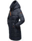 Marikoo Yuikoo lange Damen Winterjacke Navy-Größe M - Gr. 38