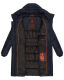 Marikoo Yuikoo lange Damen Winterjacke Navy-Größe M - Gr. 38