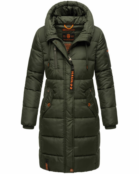 Marikoo Yuikoo Damen Winterjacke B941 Dark Olive Größe XS - Gr. 34