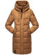 Marikoo Yuikoo lange Damen Winterjacke Camel-Größe XS - Gr. 34