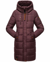 Marikoo Yuikoo Damen Winterjacke B941 Weinrot Größe XS - Gr. 34
