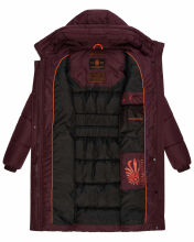 Marikoo Yuikoo Damen Winterjacke B941 Weinrot Größe XS - Gr. 34