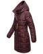 Marikoo Yuikoo lange Damen Winterjacke Weinrot-Größe M - Gr. 38
