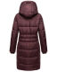 Marikoo Yuikoo lange Damen Winterjacke Weinrot-Größe M - Gr. 38