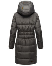 Marikoo Yuikoo lange Damen Winterjacke Anthrazit-Gr&ouml;&szlig;e L - Gr. 40