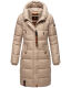 Marikoo Yuikoo lange Damen Winterjacke Taupe-Größe XS - Gr. 34