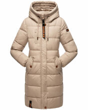Marikoo Yuikoo Damen Winterjacke B941 Taupe Größe XL - Gr. 42